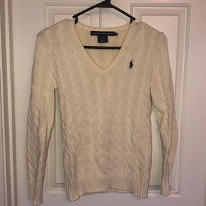 Cream Polo Sweater